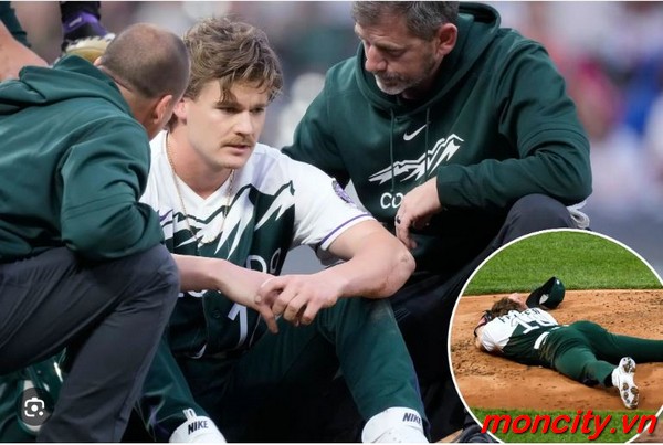 Ryan Feltner injury video: skull fracture, hits 15-day injured list after getting hit with line drive