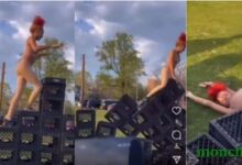 Risk of girl paralyzed from milk crate challenge