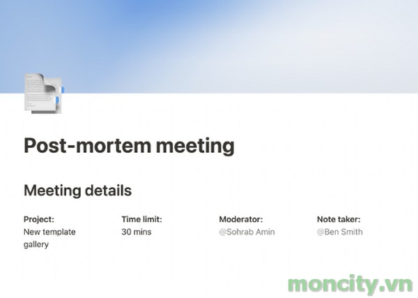 Stages of post-mortem meetings
