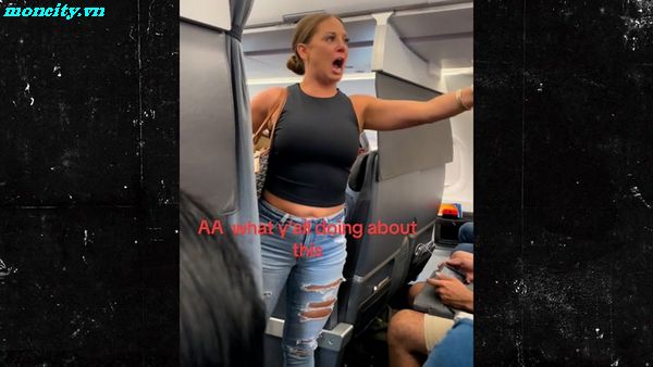 Watch Video Girl sees something on plane